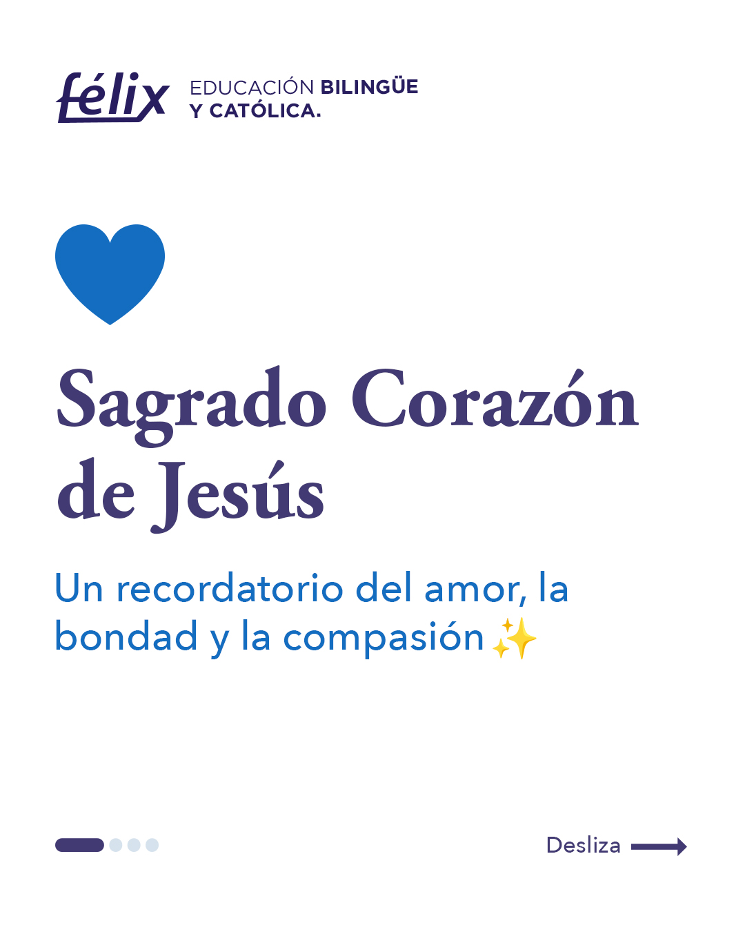 El Sagrado Corazón de Jesús nos recuerda la importancia de vivir desde el amor, la empatía y la bondad 🤍
Una invitación para acercarnos más a los demás a través de pequeños actos que también ayudan a formar el corazón de nuestros niños ✨
#ColegioFelix #ExcelenciaAcademica #EducacionCatolica