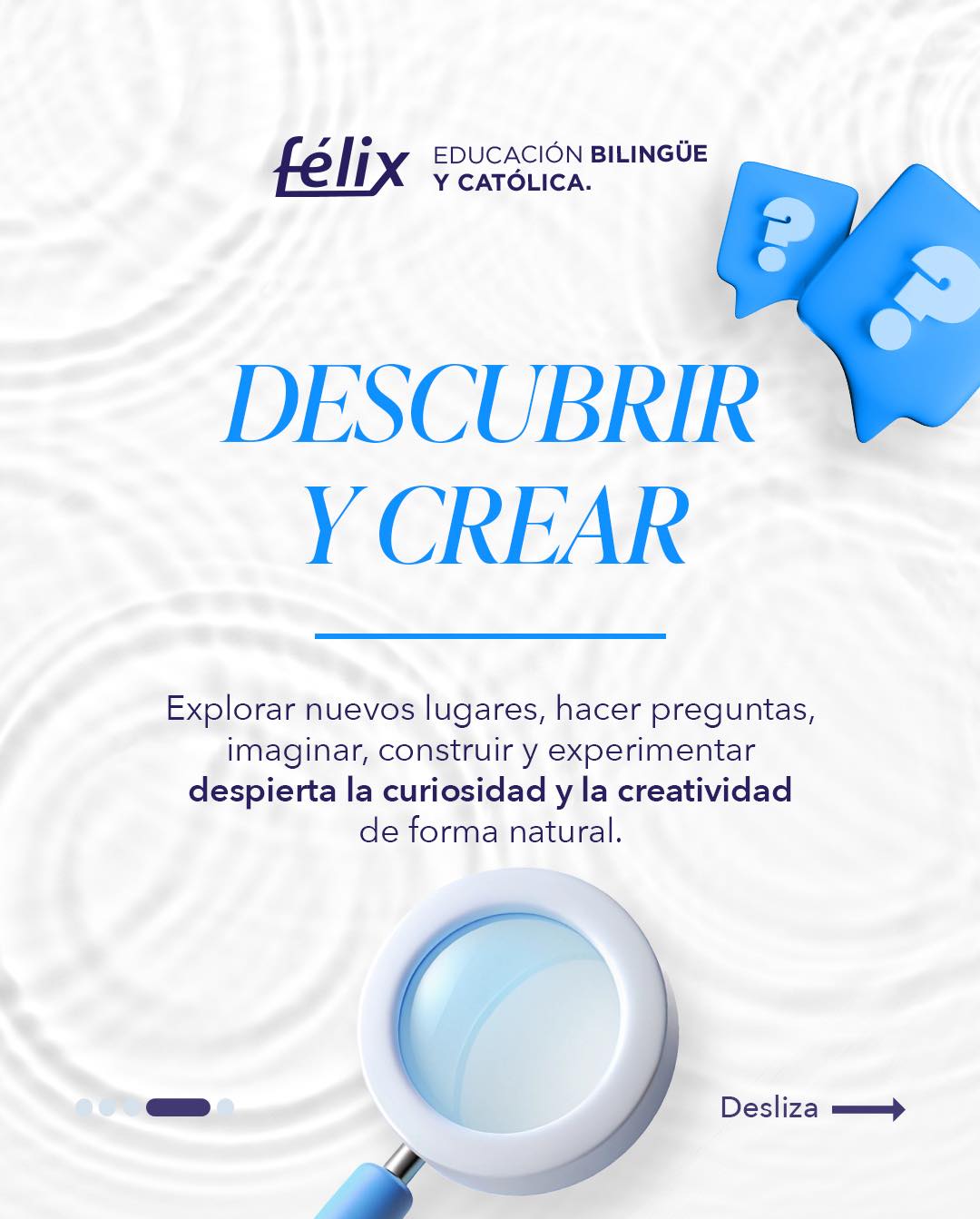 Las vacaciones son mucho más que un descanso de la rutina escolar 🤍 Son una oportunidad para que los niños desarrollen habilidades que también forman parte de su crecimiento: convivir, compartir, descubrir el mundo que los rodea y dar rienda suelta a su creatividad.
💬 ¿Qué es lo más valioso que tus hijos han aprendido estas vacaciones?
Mayores informes: 📲 833 208 6511
#ColegioFelix #ExcelenciaAcademica #EducacionCatolica