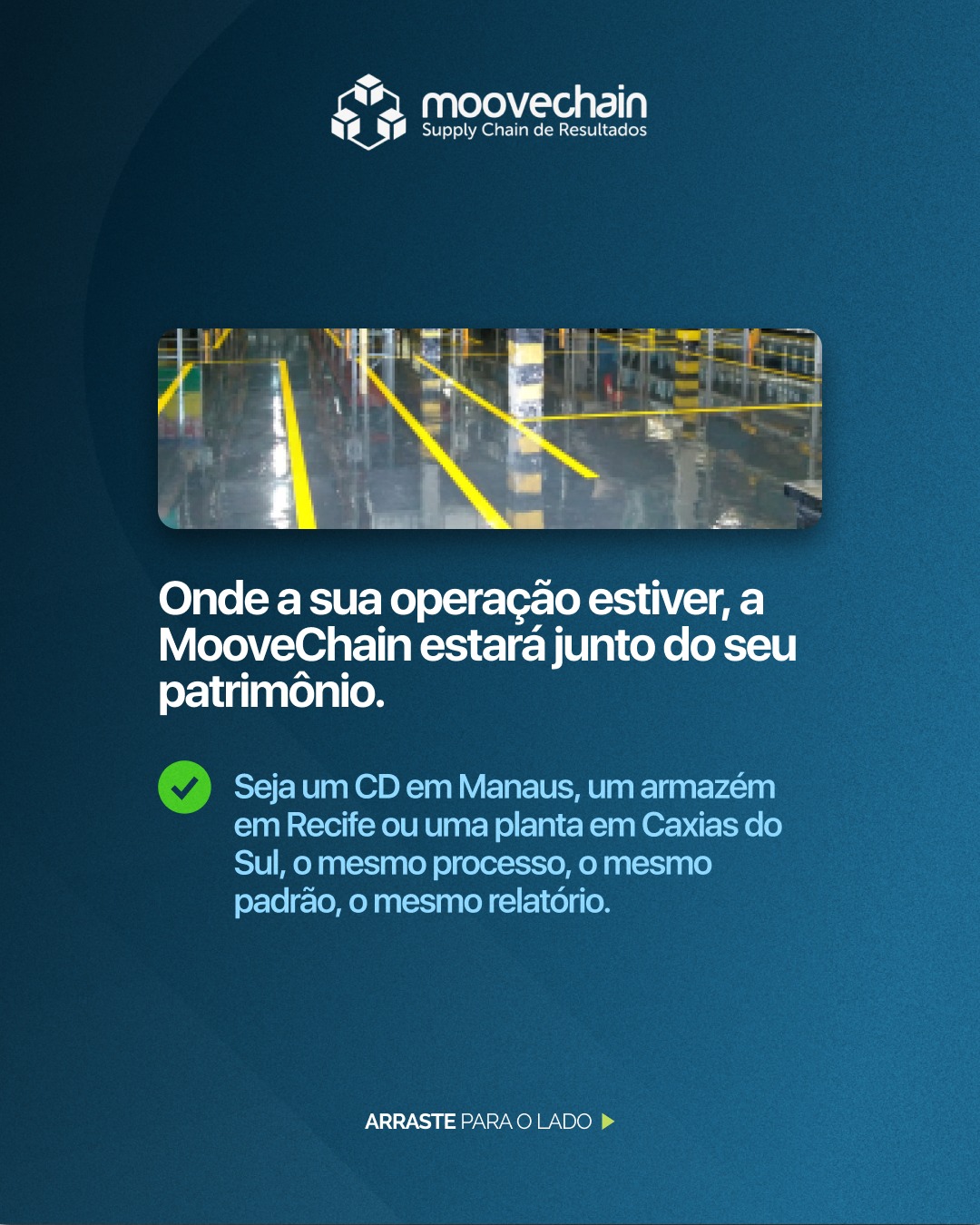 Do Oiapoque ao Chuí, tem um auditor MooveChain pronto para contar os seus estoques e ativos.
Toda empresa precisa inventariar. O problema quase sempre não é a vontade, é a falta de estrutura para executar com método, consistência e sem parar a operação.
A MooveChain acaba de confirmar mais de 80 inventariantes distribuídos por todo o Brasil. Profissionais de campo ativos, treinados na metodologia MooveChain e operando com o WeCount: QR Code, geolocalização e relatório conciliado em tempo real.
Norte, Sul, Nordeste, Centro-Oeste, Sudeste, onde a sua operação estiver, a MooveChain estará junto do seu patrimônio. Com o mesmo processo, o mesmo padrão e o mesmo relatório, independente do estado.
Acesse o link na bio e fale com um especialista.
#Inventário #AtivoFixo #AtivoLogístico #CoberturaNacional #WeCount #MooveChain #SupplyChain #GestãoDeEstoque