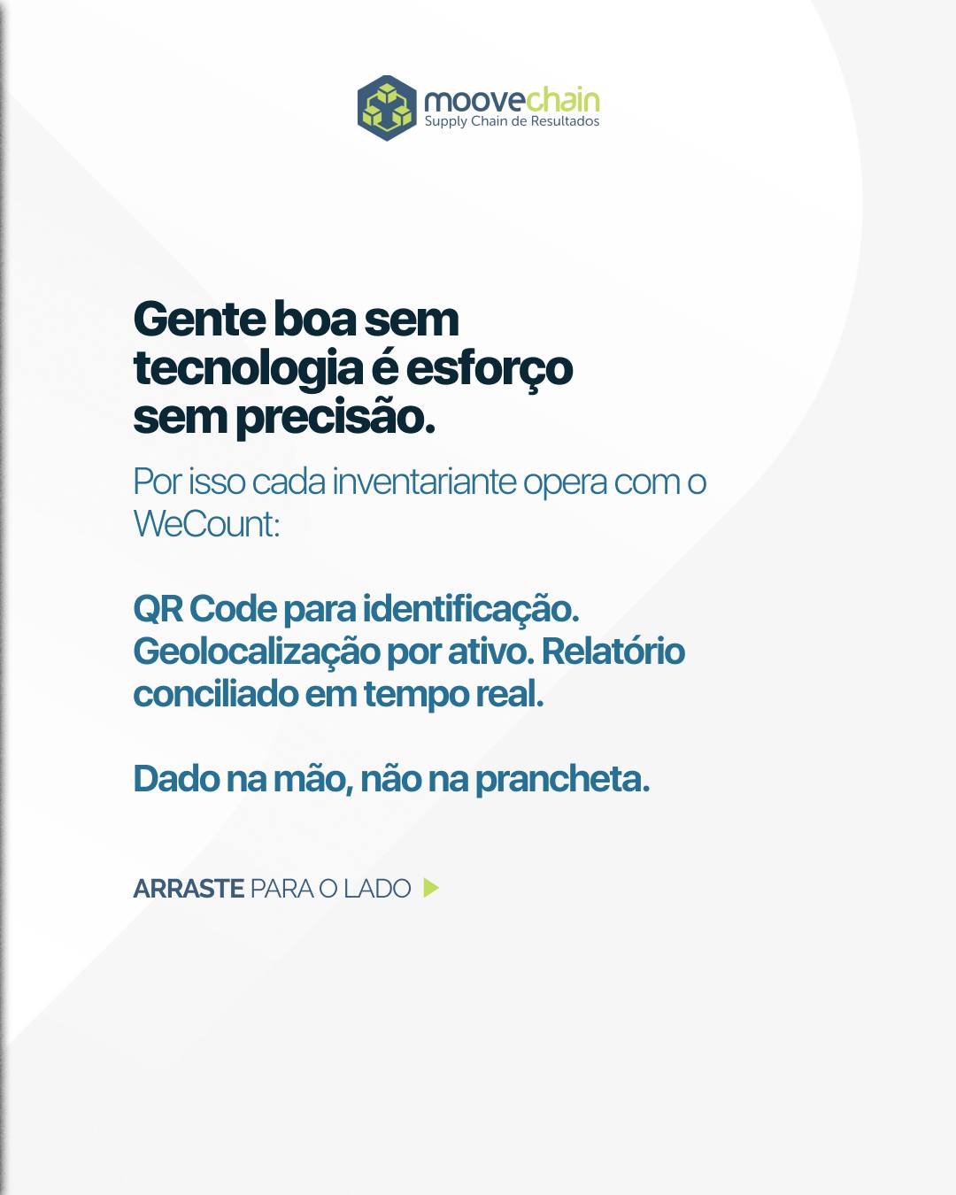 Do Oiapoque ao Chuí, tem um auditor MooveChain pronto para contar os seus estoques e ativos.
Toda empresa precisa inventariar. O problema quase sempre não é a vontade, é a falta de estrutura para executar com método, consistência e sem parar a operação.
A MooveChain acaba de confirmar mais de 80 inventariantes distribuídos por todo o Brasil. Profissionais de campo ativos, treinados na metodologia MooveChain e operando com o WeCount: QR Code, geolocalização e relatório conciliado em tempo real.
Norte, Sul, Nordeste, Centro-Oeste, Sudeste, onde a sua operação estiver, a MooveChain estará junto do seu patrimônio. Com o mesmo processo, o mesmo padrão e o mesmo relatório, independente do estado.
Acesse o link na bio e fale com um especialista.
#Inventário #AtivoFixo #AtivoLogístico #CoberturaNacional #WeCount #MooveChain #SupplyChain #GestãoDeEstoque