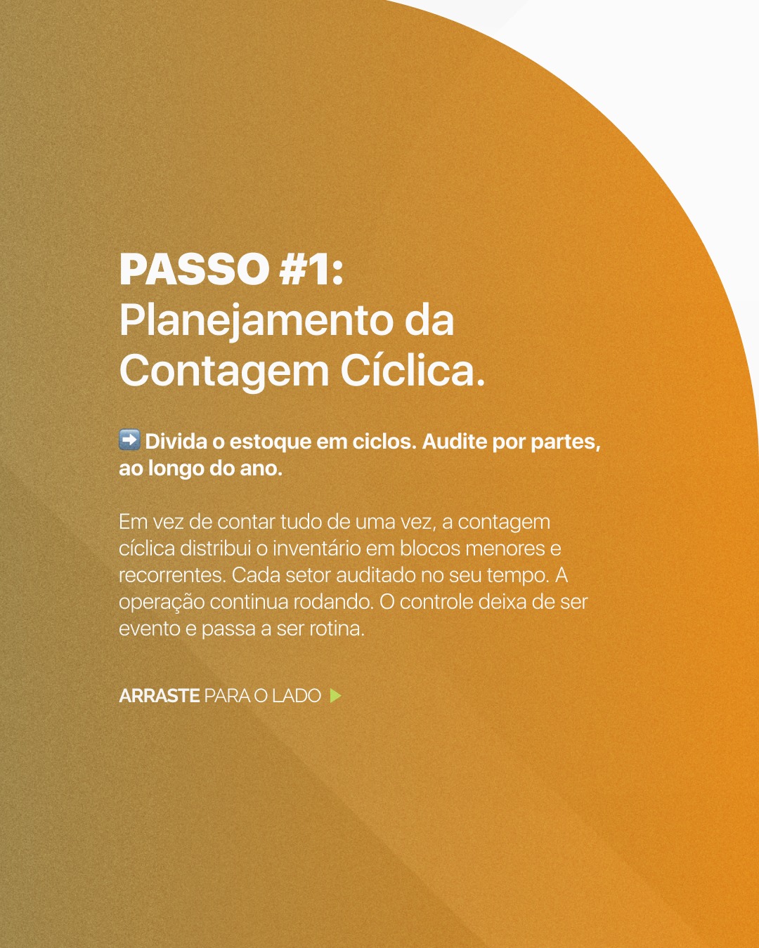 Parar a operação para contar ativos é admitir que você perdeu o
controle dela.
O "viradão de inventário" não é tradição, é sintoma. Quando a
contagem vira emergência anual, os erros acumulados aparecem
todos de uma vez, com a operação parada e a equipe no limite.
A contagem cíclica resolve isso na raiz: o estoque é auditado por
partes, ao longo do ano, sem interromper a rotina. Cada ativo
identificado por QR Code, geolocalizado e fotografado em campo.
Os dados chegam conciliados em tempo real, não digitados depois
com prancheta.
Com os auditores MooveChain e o WeCount, inventário deixa de
ser crise e passa a ser processo.
Acesse o link na bio e fale com um especialista.
#Inventário #ContagemCíclica #AtivoFixo #AtivoLogístico
#WeCount #MooveChain #SupplyChain #GestãoDeAtivos