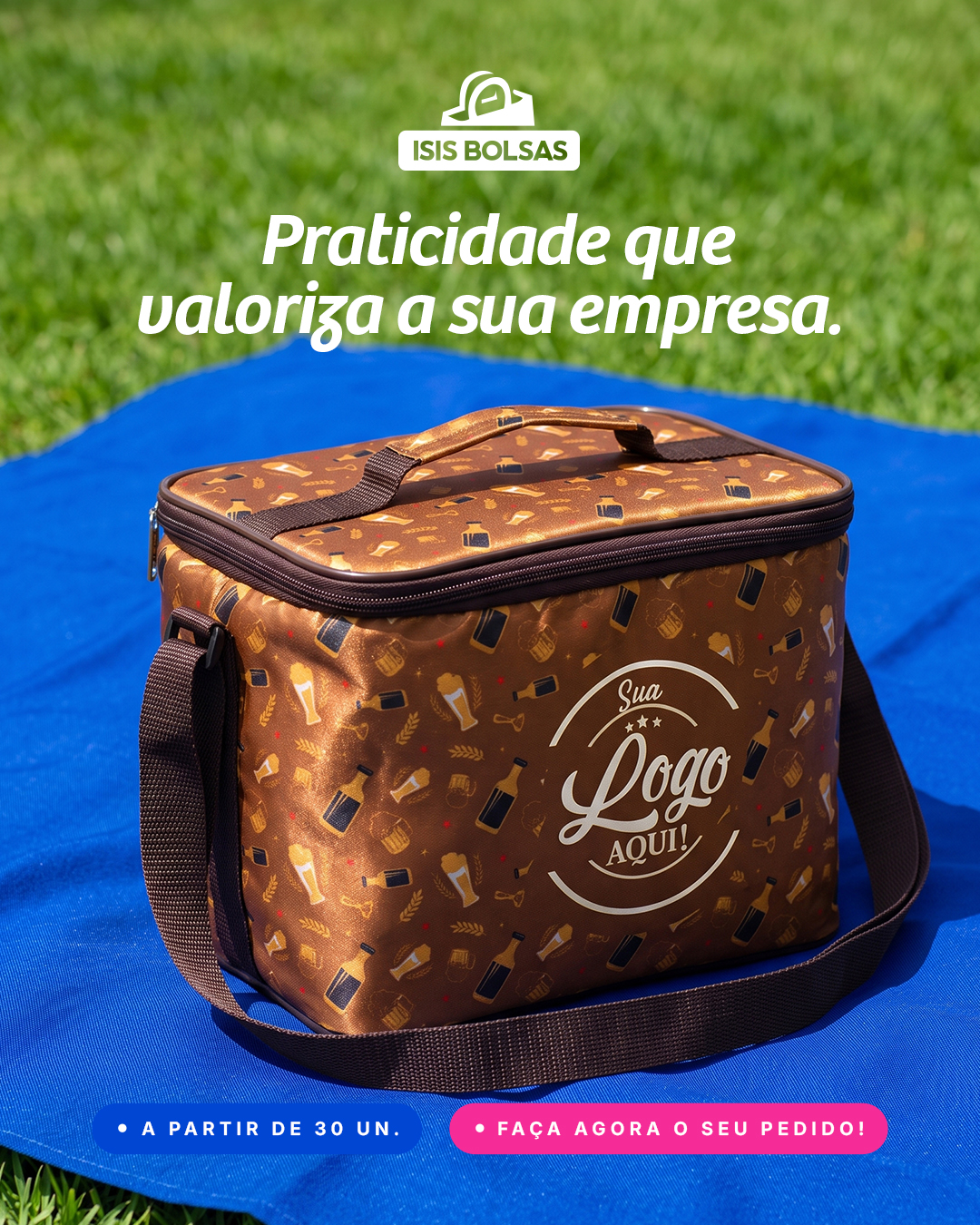 Praticidade que valoriza sua empresa e acompanha seus clientes em todos os momentos.
As bolsas térmicas personalizadas da Isis Bolsas são ideais para marcas que desejam unir funcionalidade, qualidade e presença em um produto útil, resistente e com excelente acabamento.
A partir de 30 unidades. Faça o seu pedido!
#IsisBolsas #BolsasTérmicas #BolsasPersonalizadas #SuaMarcaAqui #Atacado