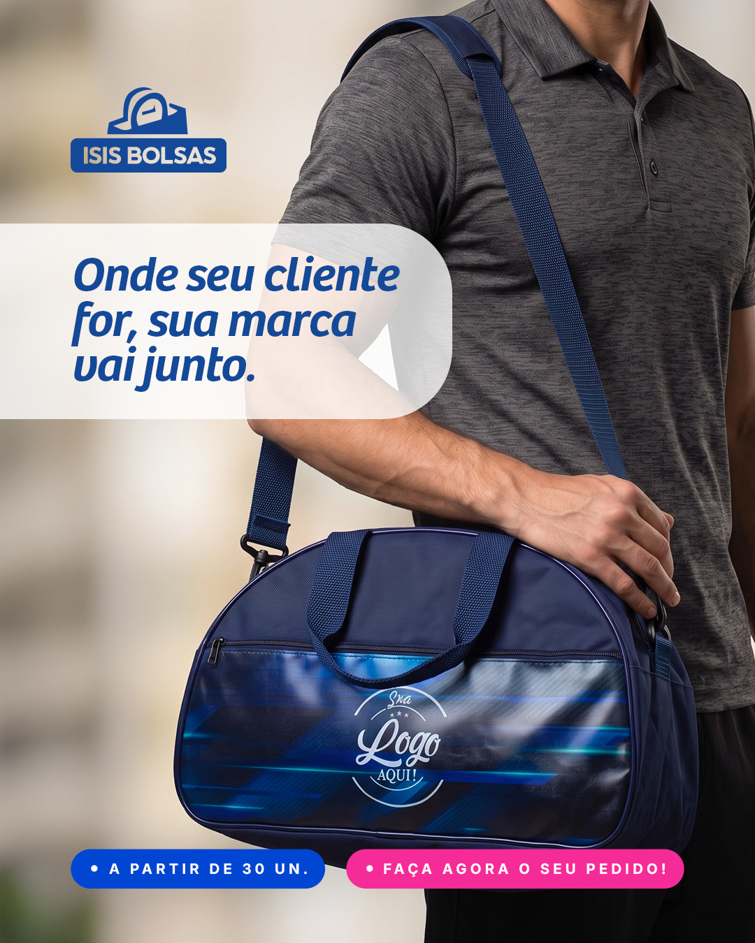 Sua marca acompanhando o cliente em diferentes momentos, com praticidade, resistência e excelente apresentação.
As bolsas personalizadas da Isis Bolsas são ideais para empresas que desejam fortalecer sua identidade em produtos úteis, versáteis e feitos para circular no dia a dia.
A partir de 30 unidades. Faça o seu pedido!
#IsisBolsas #BolsasPersonalizadas #SuaMarcaAqui #ProdutosPersonalizados #Atacado