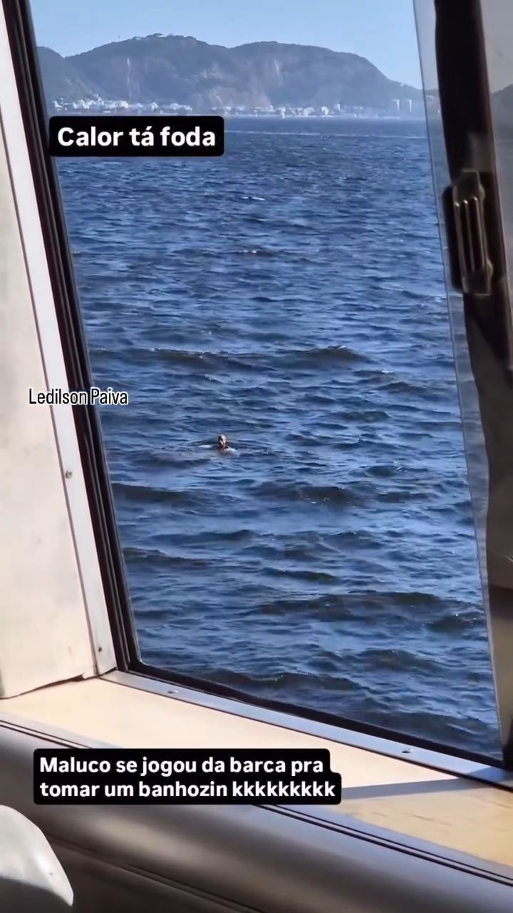 🌞 Com esse calor, tá valendo pular da barca Rio X Niterói?
.
🔥 #curtarj #riodejaneiro #barcas #errejota #fyp 🌞 Com esse calor, tá valendo pular da barca Rio X Niterói?
.
🔥 #curtarj #riodejaneiro #barcas #errejota #fyp