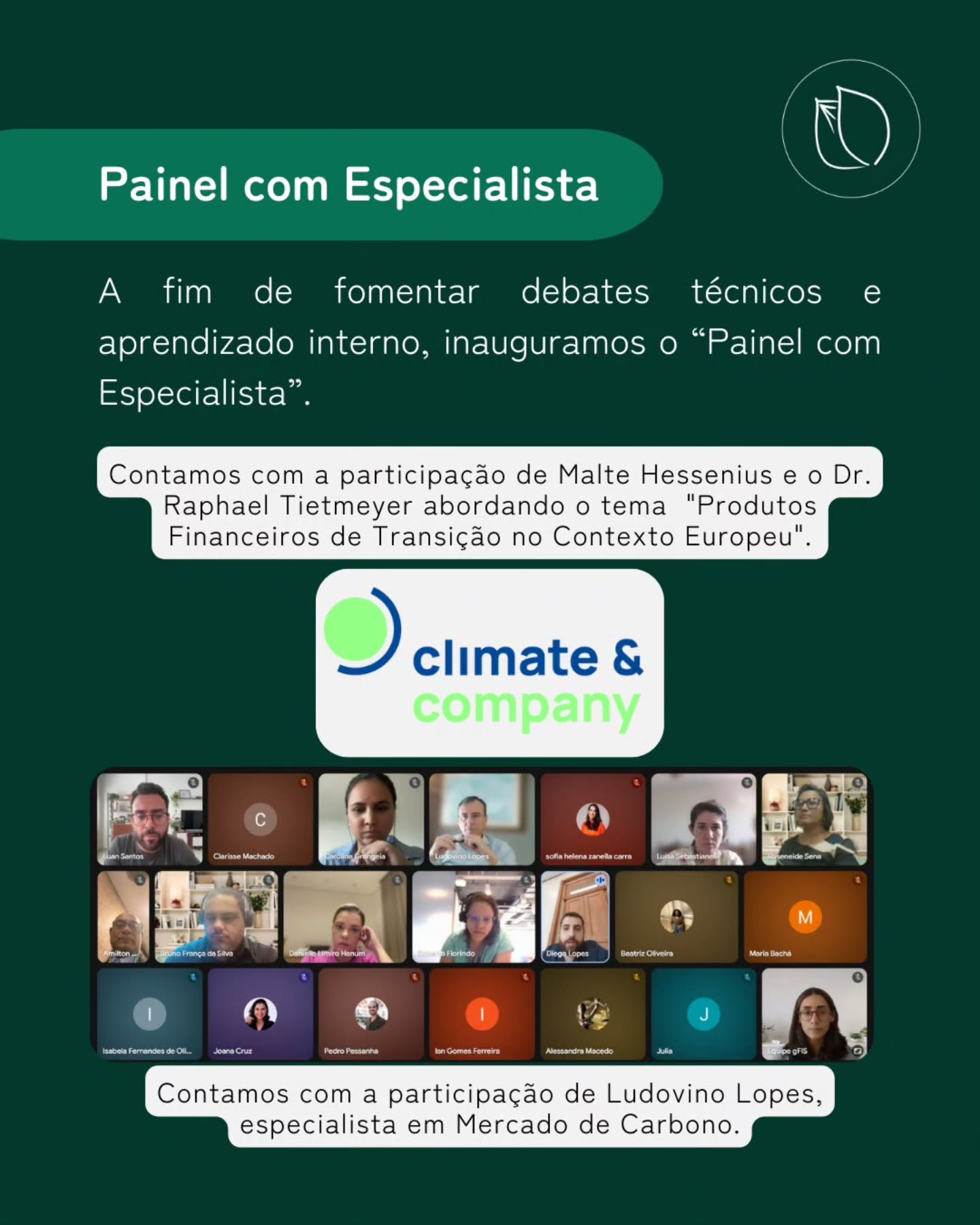2025 foi um ano de construção, crescimento e impacto para o gFIS.
Inauguramos a equipe de Pós-Graduação, fortalecemos nossas linhas de pesquisa, promovemos debates técnicos com especialistas, ampliamos a atuação na graduação, participamos de mais de 20 eventos e publicamos artigos e relatórios que contribuem para o avanço das finanças sustentáveis no Brasil e no mundo.
Também celebramos um marco importante: o lançamento do MBA em Finanças Sustentáveis e ESG, o primeiro oferecido por uma universidade pública sobre o tema.
Seguimos juntos, construindo conhecimento, formando pessoas e impulsionando a transição para uma economia mais sustentável.✨️🍃
#gfis #retrospectiva2025 #ufrj #finançassustentáveis #sustentabilidade