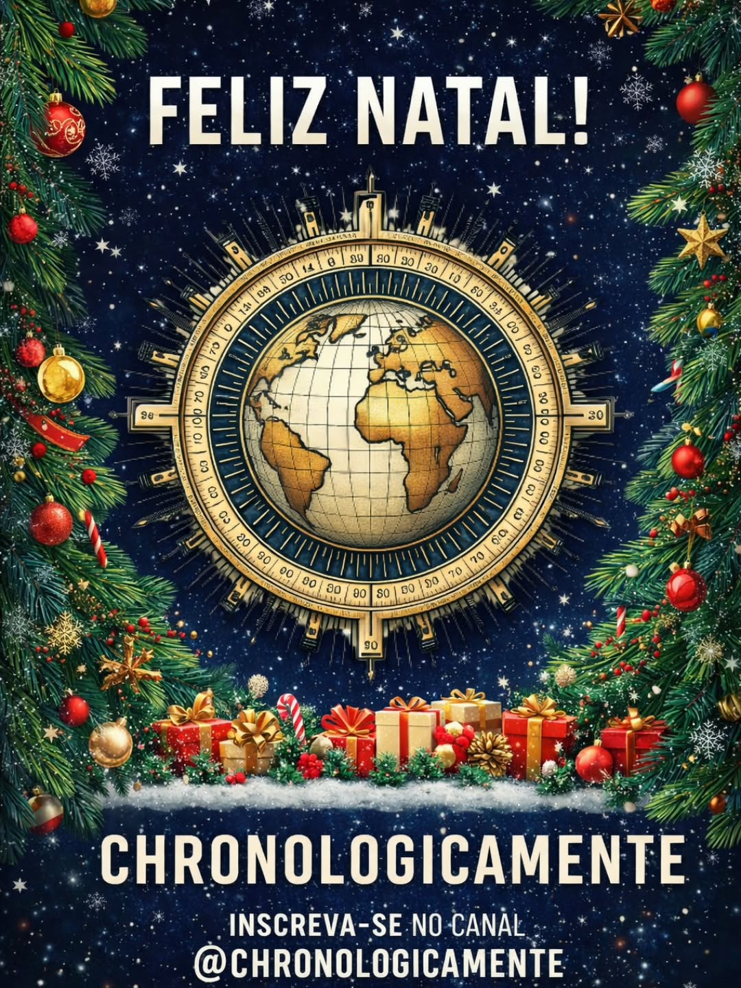 Neste Natal, celebramos mais do que uma data no calendário.
Celebramos as histórias que atravessam séculos, os personagens que moldaram o mundo
e a curiosidade que nos une através do tempo.
Que o espírito do Natal nos lembre que cada época deixa lições,
e que o conhecimento é o maior presente que podemos compartilhar.
Obrigado por fazer parte desta jornada pela História.
Que 2026 venha com mais descobertas, reflexões e viagens no tempo.
Feliz Natal! 🎄🌍
— Chronologicamente
#Chronologicamente
#NatalAtravésDoTempo
#HistoriaQueConecta
#NatalComHistoria
#ViagemNoTempoNatalina