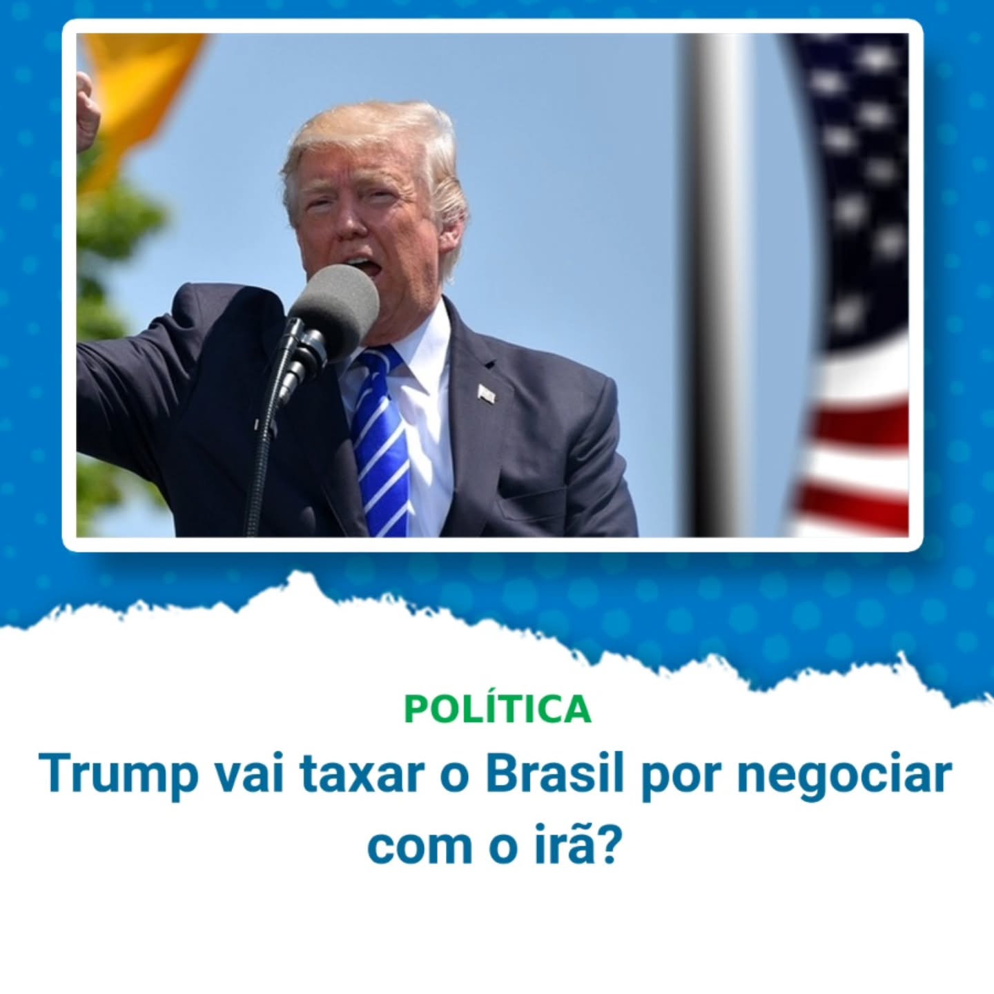 Donald Trump voltou a colocar o Irã no centro da política comercial dos Estados Unidos ao anunciar que pretende impor sobretaxas a países que mantiverem relações comerciais com Teerã. A medida prevê punições tarifárias a governos e empresas que negociarem com o mercado iraniano e, ao mesmo tempo, façam negócios com os EUA, o que reacende riscos para cadeias globais, incluindo o agronegócio brasileiro.