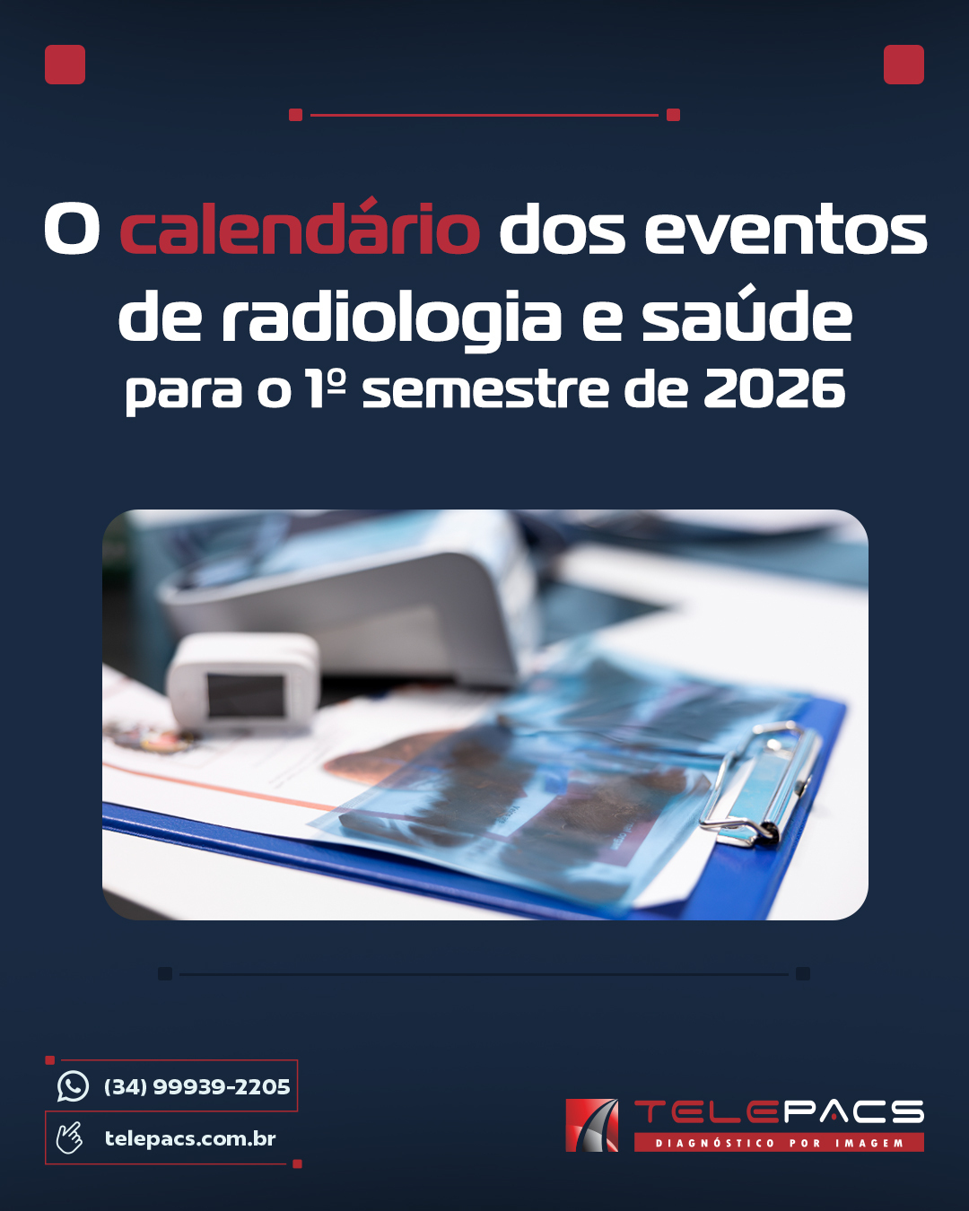 O ano de 2026 está prestes a se tornar um divisor de águas para o setor de diagnóstico por imagem! Com congressos de renome como o ECR em Viena e a JPR em São Paulo, a troca de conhecimento e inovação será intensa. Aproveite essa oportunidade para se conectar, aprender e evoluir!
Os eventos de radiologia que estão por vir não são apenas encontros; são verdadeiras imersões no futuro da medicina diagnóstica. Imagine-se rodeado dos maiores especialistas, discutindo tendências como inteligência artificial e telerradiologia, enquanto descobre as últimas inovações tecnológicas. 🔍🤖
A JPR, por exemplo, promete reunir mais de 20 mil participantes e 800 professores, o que a torna um espaço imperdível para fortalecer sua rede de contatos e conhecer as melhores práticas do setor. E se você é um gestor de imagem, esses eventos são a sua chance de se manter à frente da curva, antecipando as mudanças que impactarão sua rotina!
Acesse nosso Blog abaixo ou link na bio e saiba mais!
📲 (34) 99939-2205
🌐 telepacs.com.br
#Radiologia2026 #InovaçãoEmSaúde #Telepacs #Networking #SaúdeInteligente