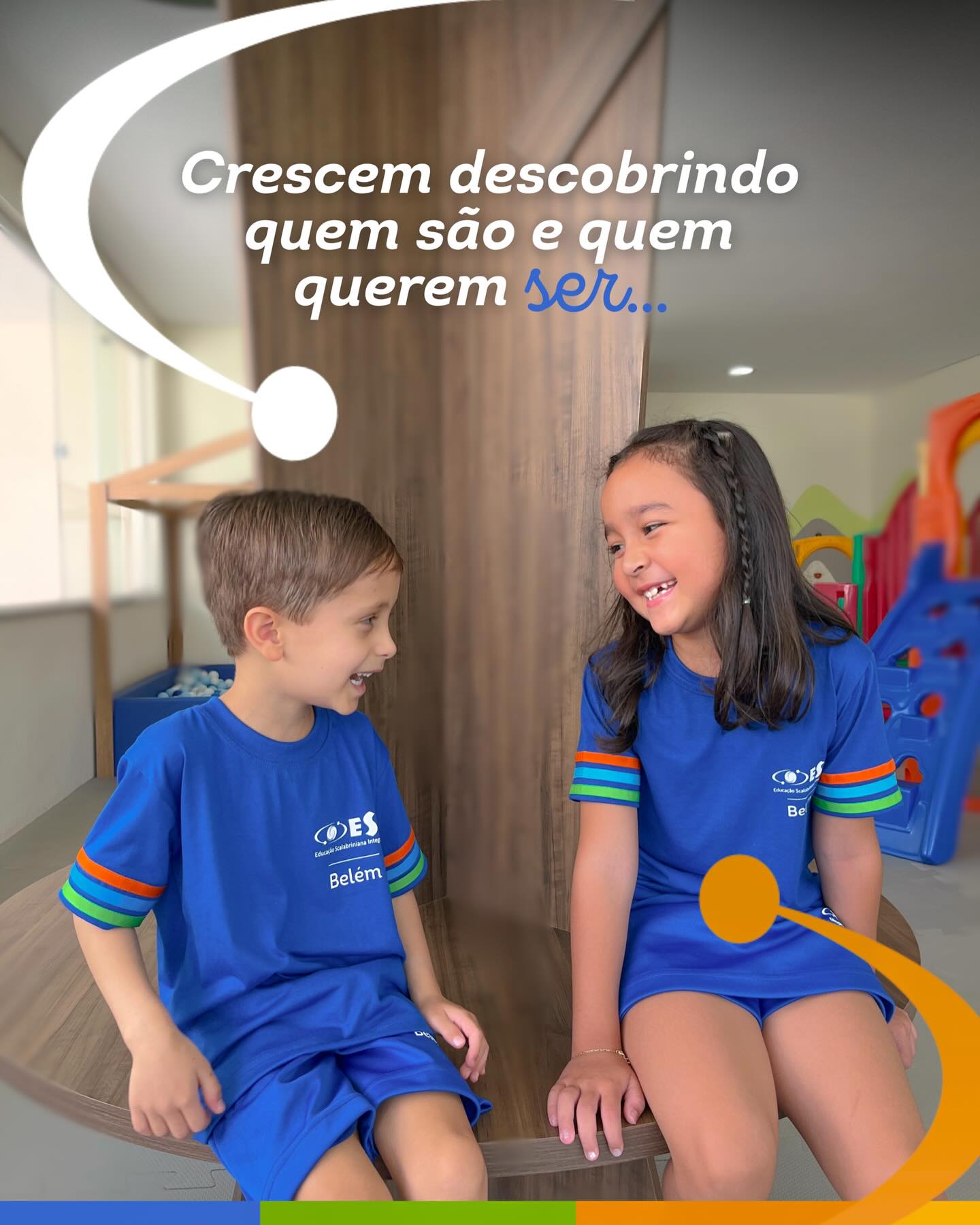 Aqui começam os primeiros sonhos… 🌟
Entre brincadeiras, descobertas e abraços, nossos alunos dão os primeiros passos de uma jornada que vai muito além da sala de aula. Crescem aprendendo, convivendo, superando desafios e descobrindo quem são e quem desejam se tornar.
Cada etapa é construída com cuidado, propósito e valores que permanecem para a vida toda.
Porque aqui, a educação transforma histórias… e prepara futuros. 📝🙏🏻