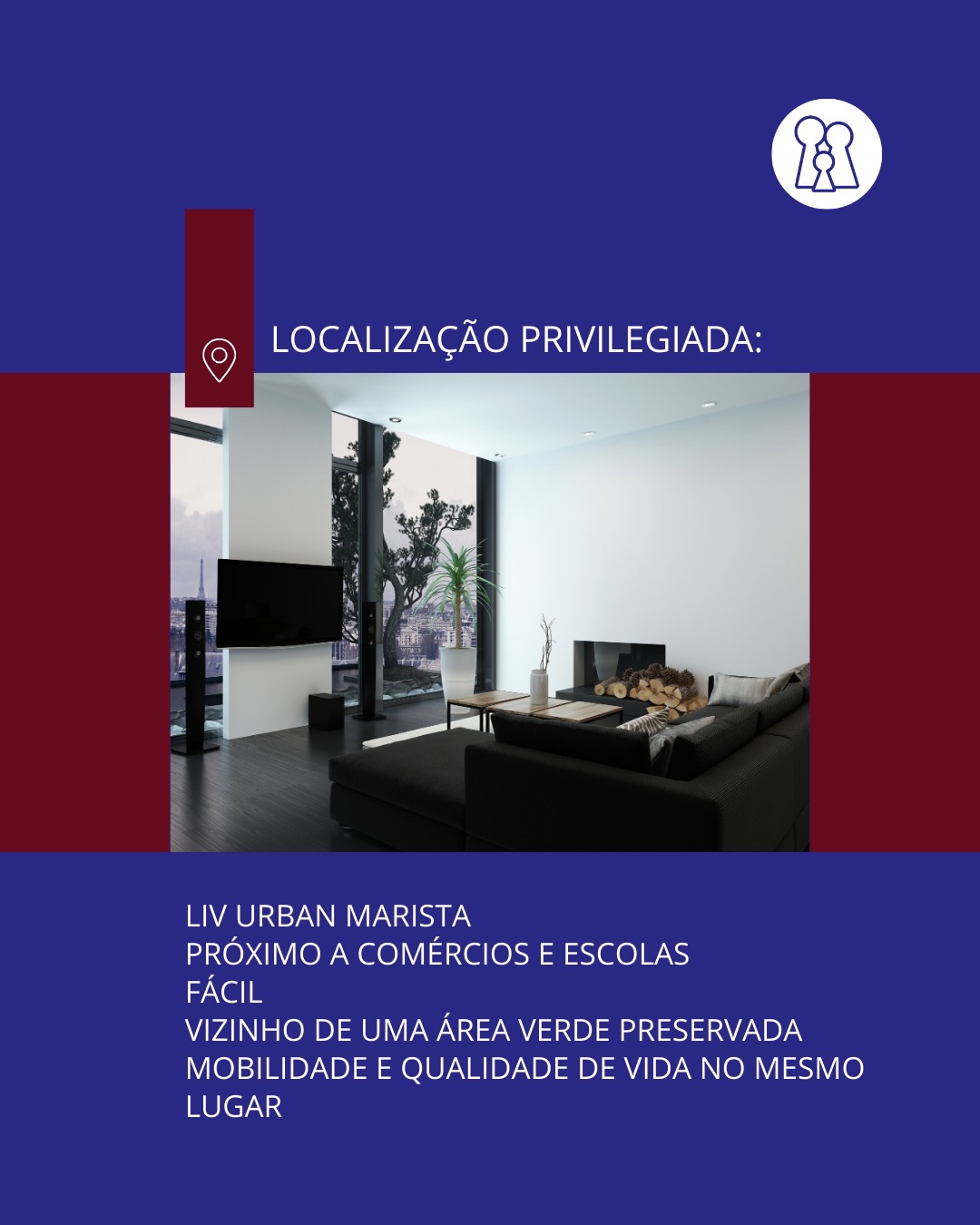 Morar no Marista não é sobre ter um endereço.
É sobre ocupar o seu lugar no topo.
No coração do Setor Marista, onde tudo acontece, este apartamento traduz elegância, exclusividade e um lifestyle que poucos vivem — mas muitos desejam.
Cafés charmosos a poucos passos, alta gastronomia ao redor, mobilidade privilegiada e o privilégio de viver na região mais desejada de Goiânia.
Se você entende que localização é poder, esse imóvel fala a sua língua.
Envie um direct agora e descubra todos os detalhes.