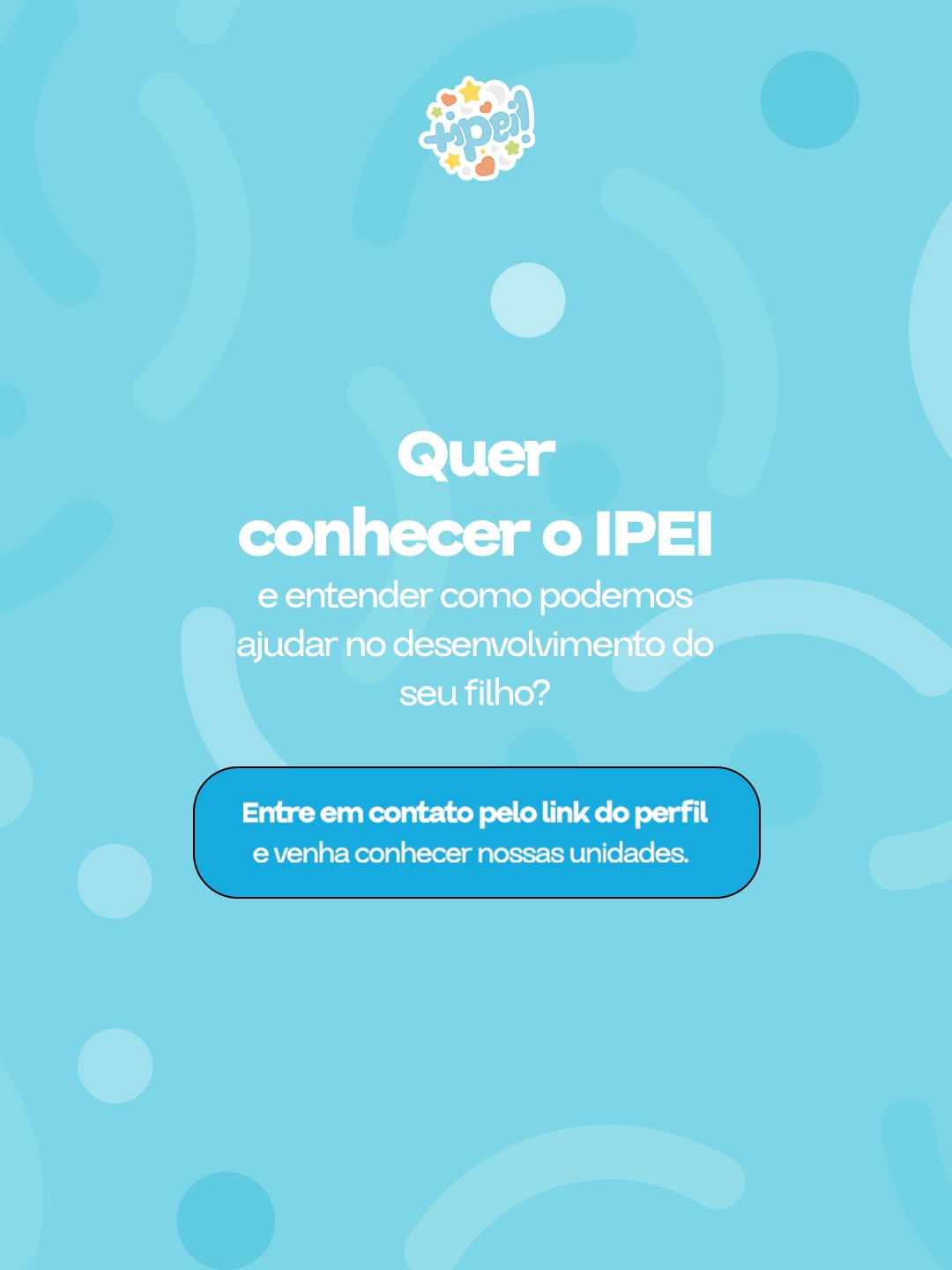 No IPEI, cada criança é única e cada conquista é um passo importante no seu desenvolvimento.🩵
Por isso, nosso cuidado envolve não só a criança, mas também a família, criando um caminho de evolução com acolhimento, orientação e acompanhamento especializado.
Quer saber mais? Entre em contato pelo link do perfil e conheça o IPEI.
#autismo #tea #desenvolvimentoinfantil
