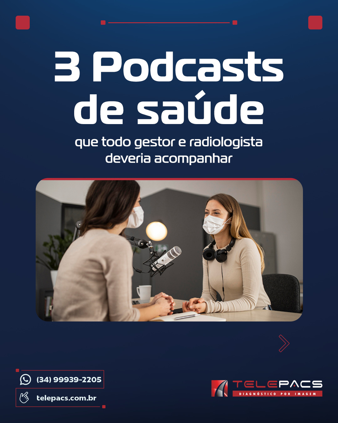 Na correria do dia a dia, gestores de saúde e radiologistas podem achar difícil se manter atualizados, mas os podcasts são a solução perfeita! 🎧✨ Com episódios curtos e diretos, como os do Expert Cast, Dasa Educa e Folks Cast, é possível absorver conhecimento valioso sobre inovação, gestão e liderança enquanto se desloca ou faz uma pausa. Que tal incluir esses conteúdos na sua rotina e transformar cada momento livre em aprendizado? Marque aquele colega que precisa ouvir isso e vamos juntos elevar a gestão em saúde!
Acesse nosso Blog abaixo ou link na bio e saiba mais!
📲 (34) 99939-2205
🌐 telepacs.com.br
#GestãoEmSaúde #Radiologia #Inovação #Podcasts #AprendizadoContínuo #Telepacs
