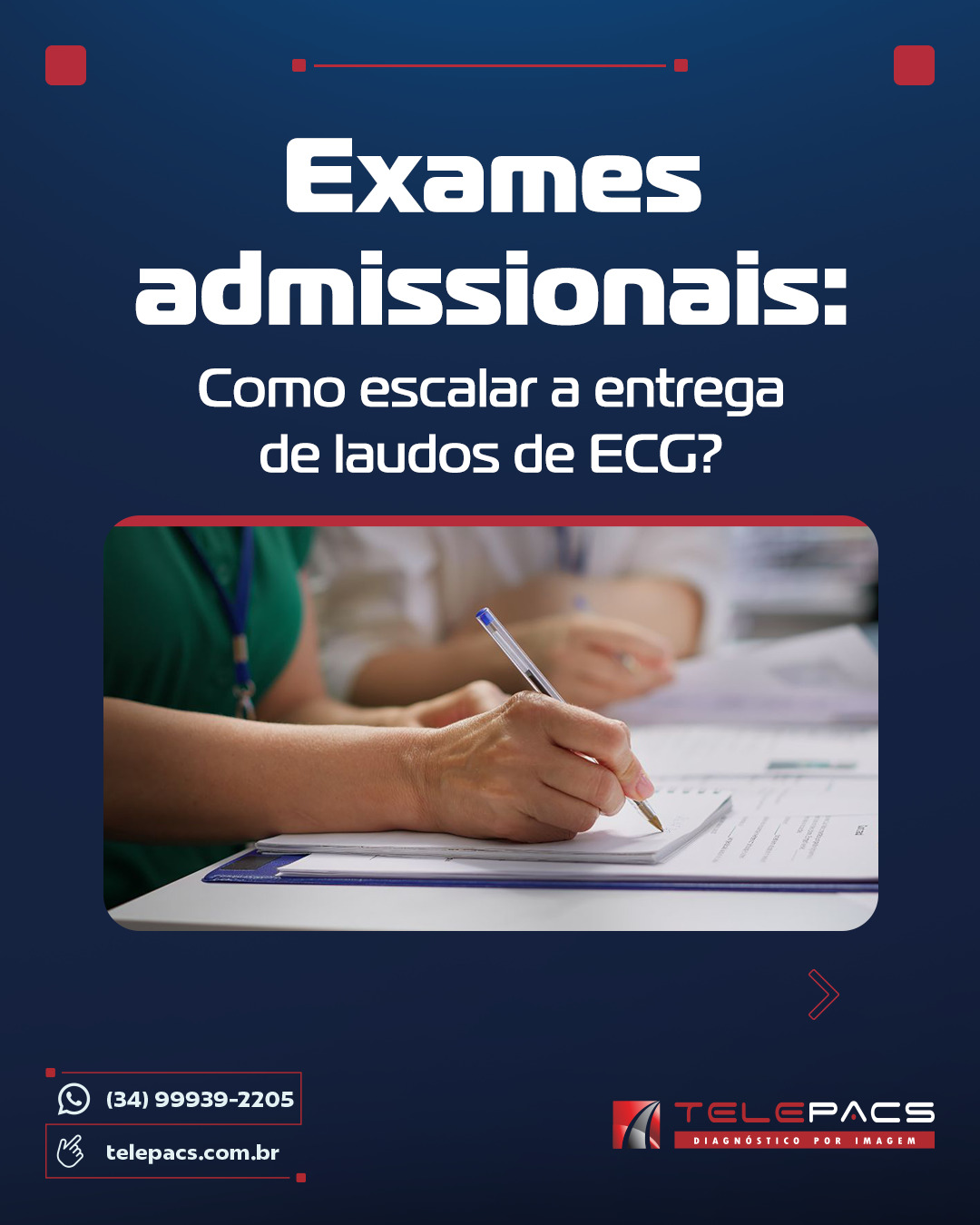 O cenário da medicina ocupacional está em constante transformação, e a telecardiologia é a chave para manter sua clínica competitiva e ágil!
Com a demanda por laudos de ECG crescendo, a solução da Telepacs permite que você escale sua operação sem estourar o orçamento. Imagine ter um time de cardiologistas disponíveis 24/7, prontos para atender a qualquer demanda, sem complicações logísticas!
Acesse nosso Blog abaixo ou link na bio e saiba mais!
📲 (34) 99939-2205
🌐 telepacs.com.br
#Telecardiologia #MedicinaOcupacional #Eficiência #Saúde #Inovação #Telepacs