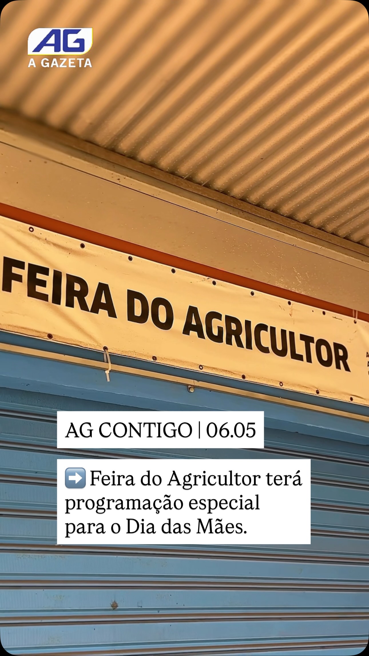 AG CONTIGO | 06.05
➡️ Feira do Agricultor terá programação especial para o Dia das Mães.
MAIS NOTÍCIAS EM: www.agazetacb.com.br (LINK NA BIO) AG CONTIGO | 06.05
➡️ Feira do Agricultor terá programação especial para o Dia das Mães.
MAIS NOTÍCIAS EM: www.agazetacb.com.br (LINK NA BIO)