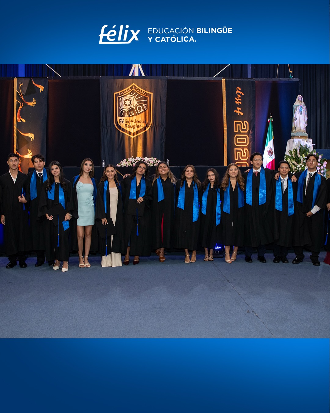Hoy termina una etapa llena de aprendizajes, amistades, retos superados y momentos que quedarán para siempre en el corazón. 🤍
A nuestros graduados: gracias por permitirnos acompañarlos en parte de su historia. Nos llena de orgullo ver todo lo que han logrado y la persona en la que se están convirtiendo.
¡Felicidades y mucho éxito en lo que viene!
#ColegioFelix #ExcelenciaAcademica #EducacionCatolica