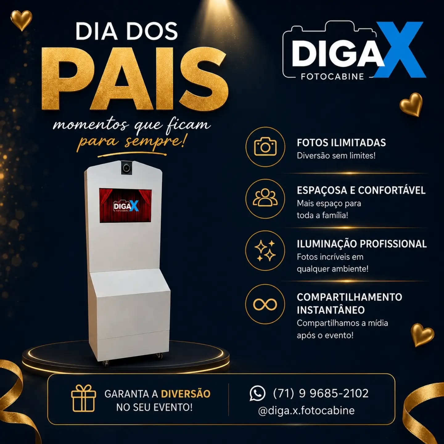 Sua festa merece mais do que fotos comuns. Merece @diga.x.fotocabine! 🚀📸⚡ Fotos ilimitad....