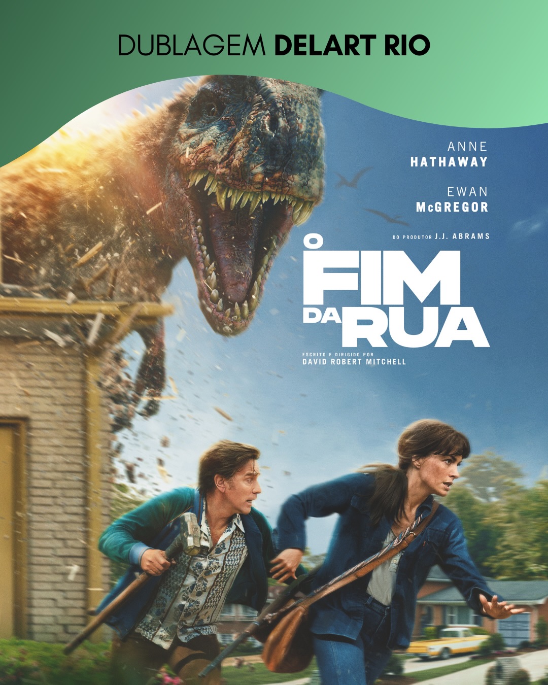 Uma rua. Um acontecimento inexplicável. E uma família que vai precisar permanecer unida para sobreviver! 🦖🎙️
O Fim da Rua, novo filme da @wbpictures_br já chegou aos cinemas e na versão brasileira Delart Rio 💚
Entre o suspense, o desconhecido e dinossauros que surgem onde ninguém esperava, cada personagem encontra sua voz em português para trazer essa aventura ainda mais para perto de você! 🎧🗣️🎙️
🎬 A versão brasileira Delart Rio já está nos cinemaaaaas! 🦕✨
#OFimDaRua
#DublagemBrasileira
#DelartRio